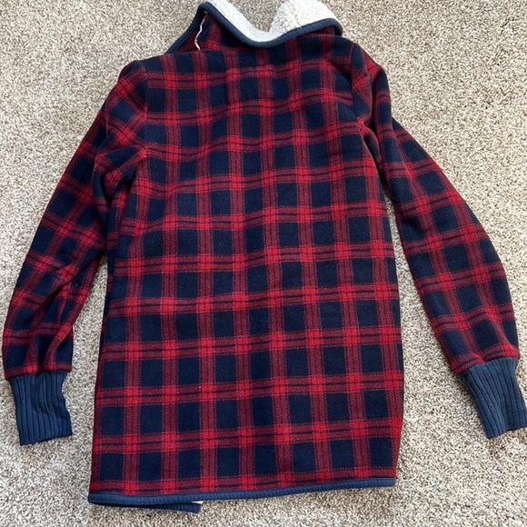 Abercrombie & Fitch, Sherpa lined, draped jacket. - Picture 6 of 6